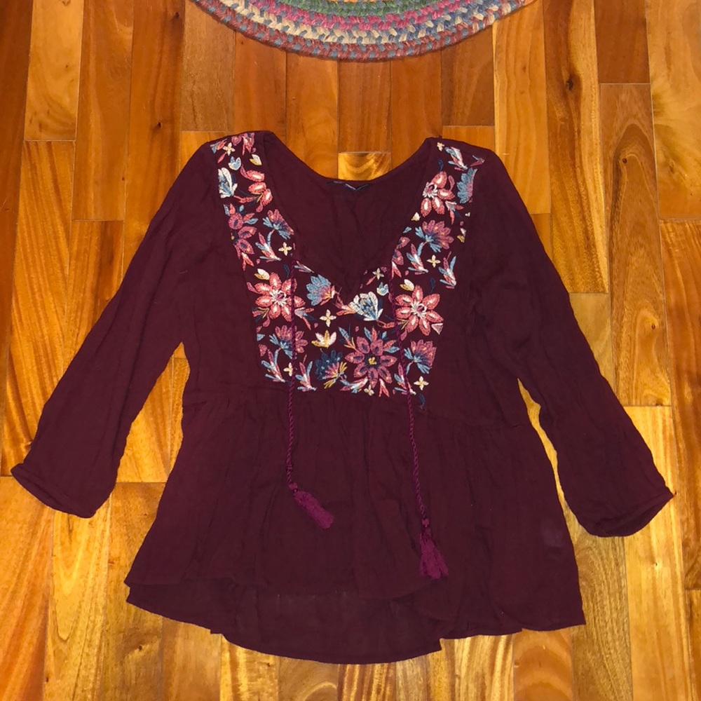Floral Boho Top